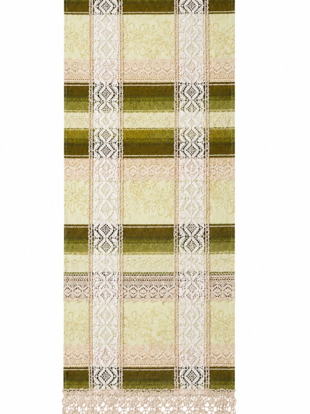 Handmade Lace Table Runner Cottagecore Farmhouse 40x145 cm